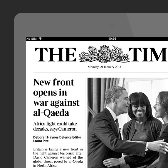 The Times tablet edition